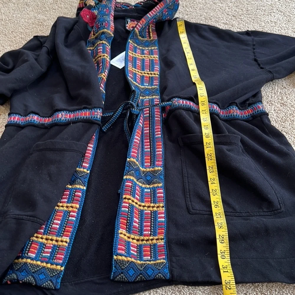 NWT! Johnny Was XL Tia embroidered hooded anorak coat.